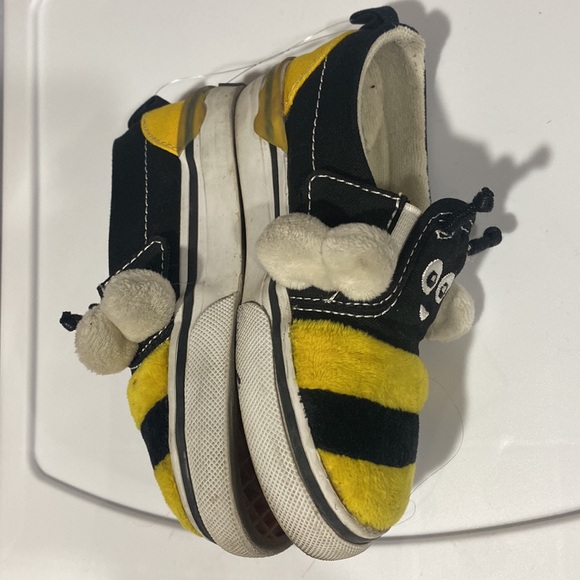 Vans Slip on shoes Bee Kind with Honey bumblebee toddler size 8 - Picture 10 of 15